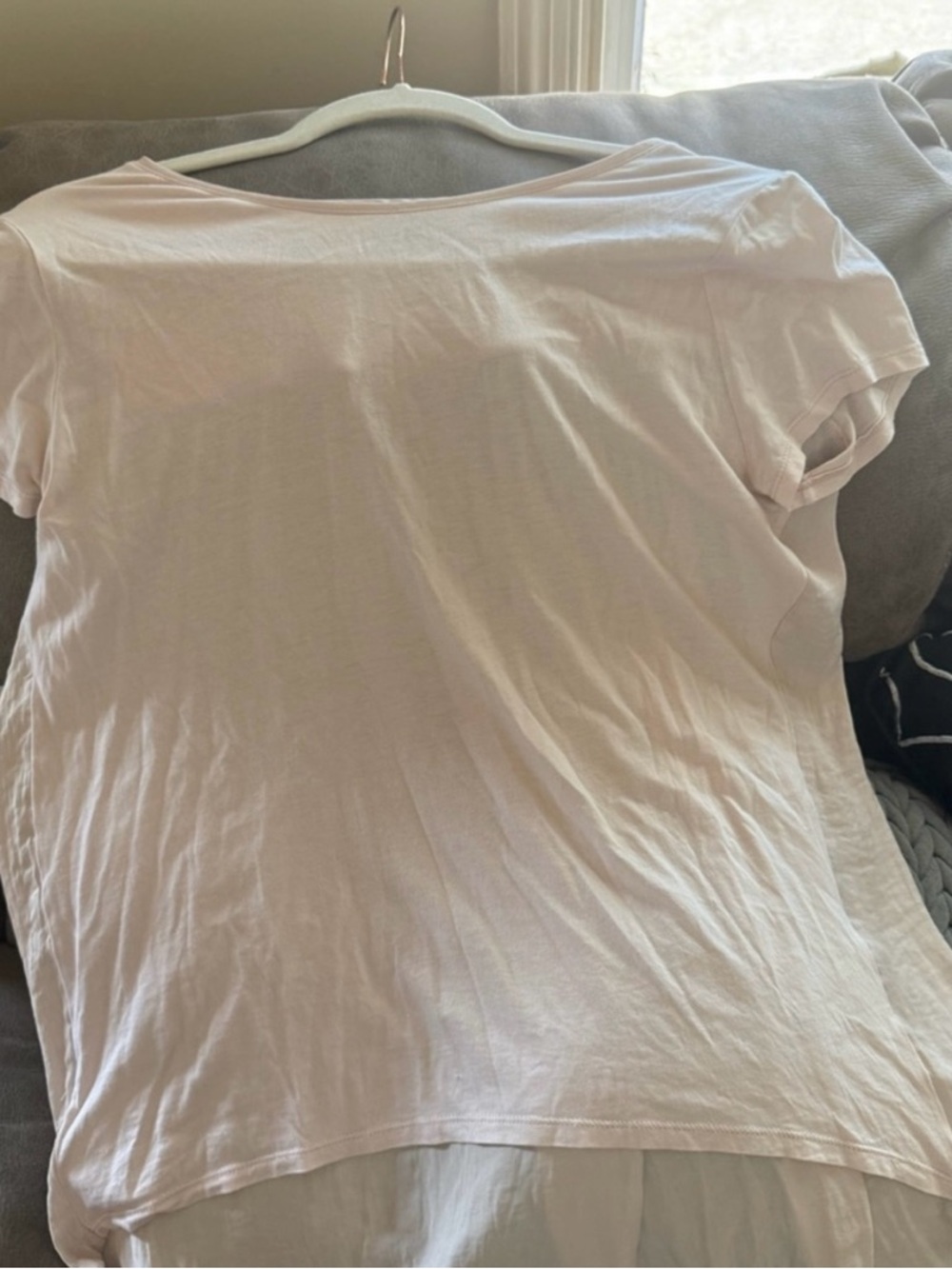 LOFT Blush Pink Crew Neck Tee